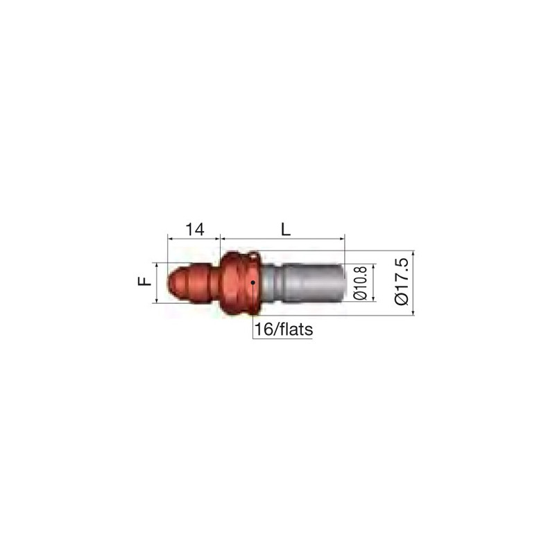 Coupleur Mâle Staubli 9/16 JIC FIA Essence Dash 6 - G-SPT05-7655LJV - SPT05.7655/L/JV - 3661768439203