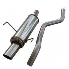 Inoxcar Rear Exhaust Fiat Punto 1.8 16v HGT 1x90mm Rally