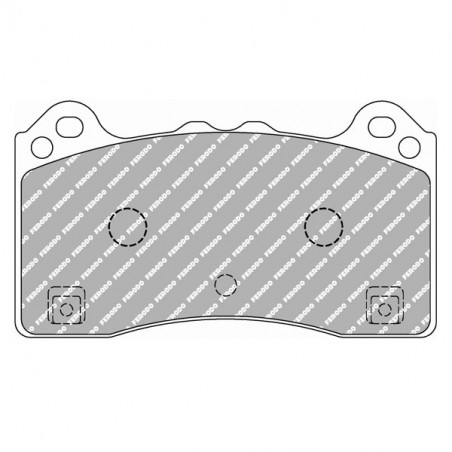 Bremsbeläge Ferodo DS2500 vorne für FORD Focus 2.3 RS AWD 07.15 - Bremssattel BREMBO