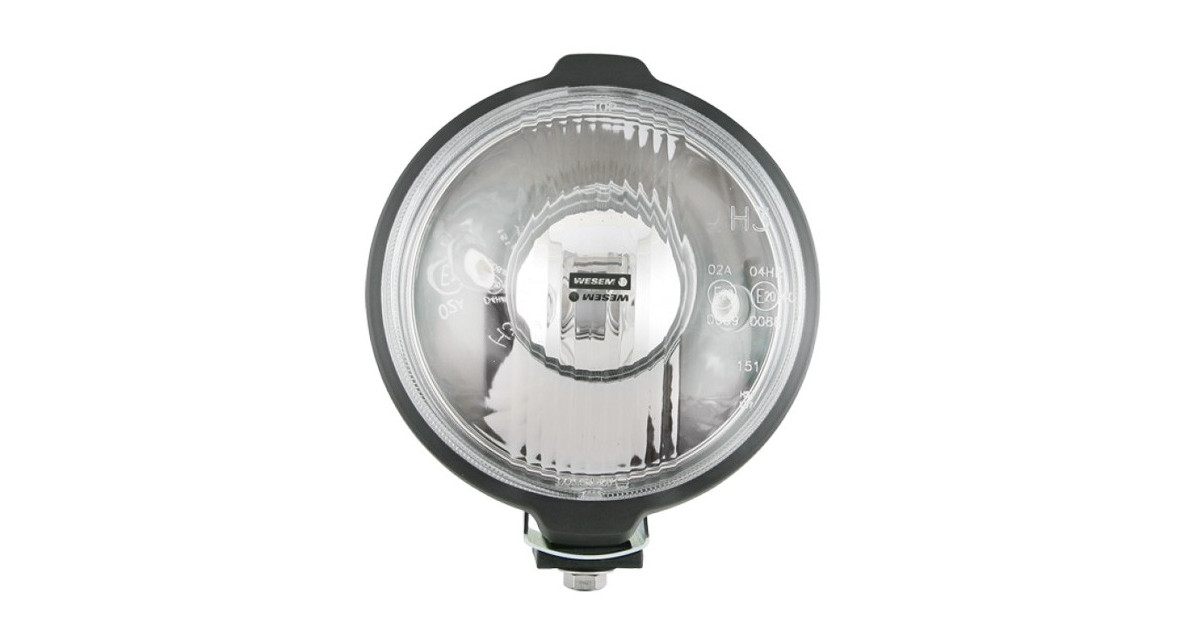 187mm Black High Beam Light