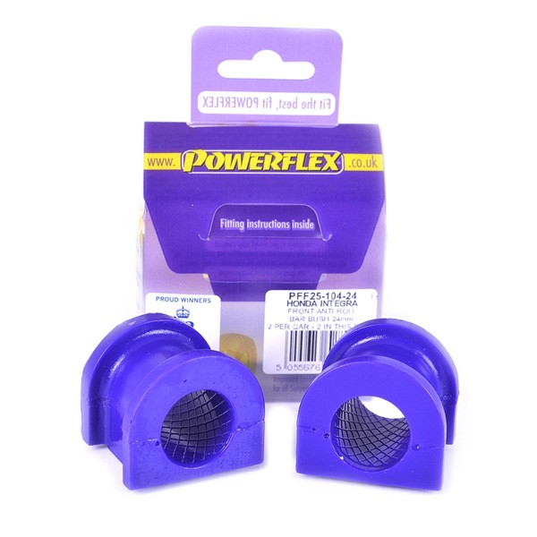 Silent Bloc Powerflex Black Anti-Roulis 24mm Honda Civic EG4/5/6.. - PF-F2510424-2 - PFF25-104-24 - 5055676528933