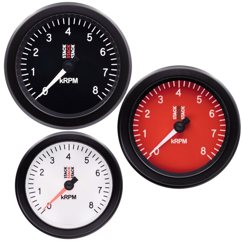 Drehzahlmesser Stack ST100 Sport Durchmesser 88mm 0-8K RPM - ST-100-08.N - ST100-08