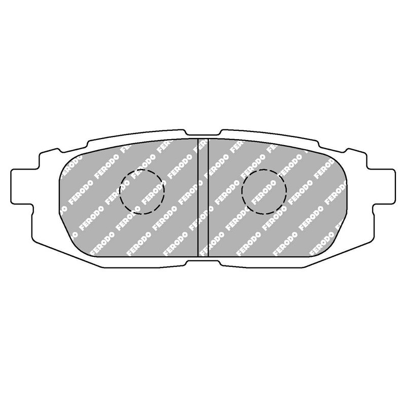 Plaquettes de Frein FERODO DS2500 Arrière Subaru / Toyota - F-CP4187W - FCP4187W - 3661768606933