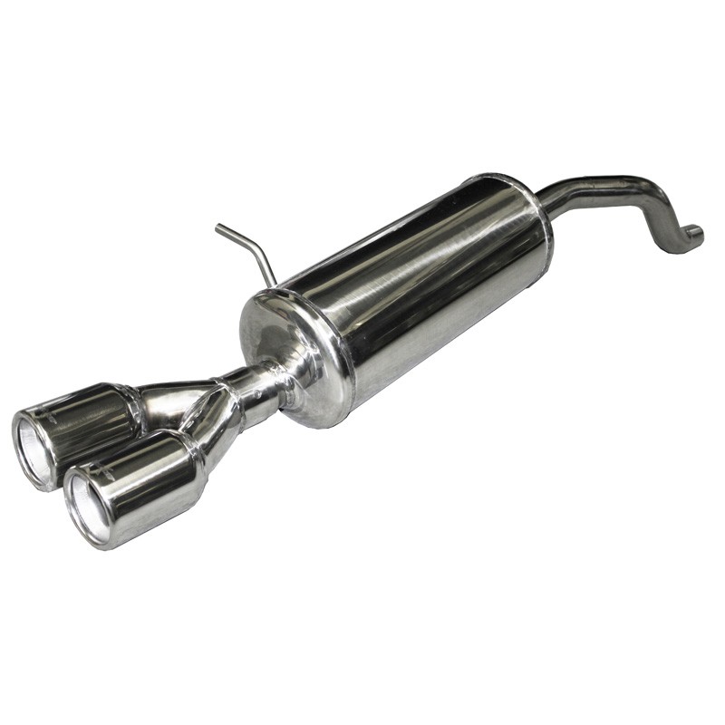 Inoxcar Rear Exhaust Renault Clio 4 1.2 2013 2X80mm - IC-RECL32D80 - RECL.32.D80 - 3661768606810
