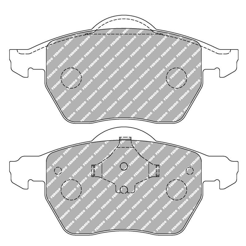 Ferodo DS2500 Front Brake Pads Audi A4 B6/B7 - F-CP1717H - FCP1717H - 3661768604960