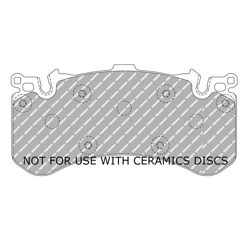 Plaquettes de Frein Ferodo DS2500 Avant Audi RS6 Après 2013 Brembo - F-CP4468H - FCP4468H - 3661768608296