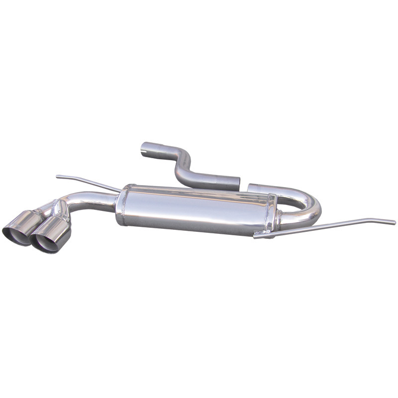 Inoxcar Rear Exhaust Volkswagen Scirocco 1.4 TSI  2008 2x80mm - IC-WSCI02RA - WSCI.02.RA - 3661768609323