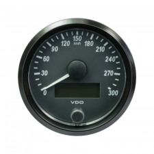 Indicatore di velocità VDO SingleViu diametro 80mm fondo nero 300km/ora