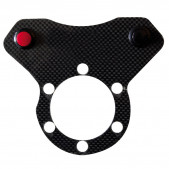 Carbon Steering Wheel Plate 2 push buttons