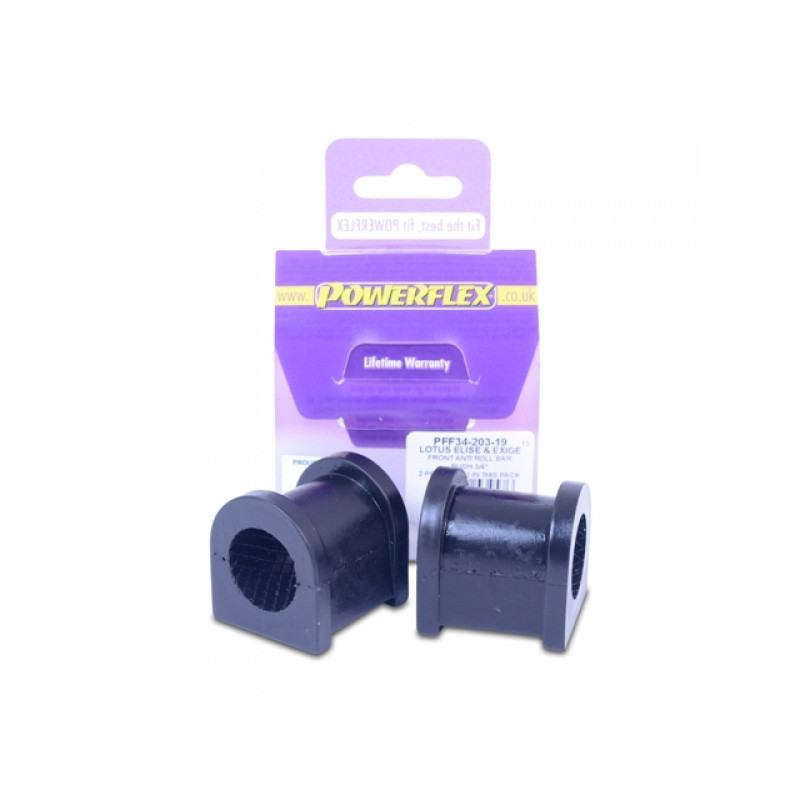 Silent Bloc Powerflex Barre Anti-Roulis Avant Opel Speedster 19mm (2 pièces) - PF-F3420319-2 - PFF34-203-19 - 5055676534576