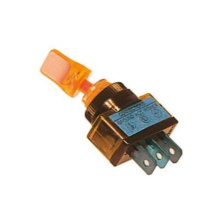 Leuchtender Schalter Orange