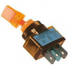 Leuchtender Schalter Orange