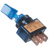 Leuchtender Schalter Blau