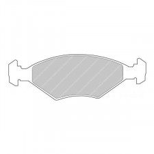 Plaquettes de frein Ferodo DS3000 avant pour FIAT Cityvan 1.1 01.89 -  étrier ATE