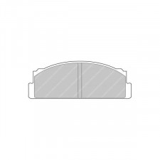 Plaquettes de frein Ferodo DS2500 arrière pour AUTOBIANCHI A 111 1.4 08.69 - 11.72 étrier BENDIX