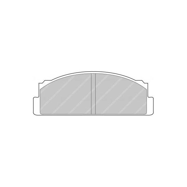 Plaquettes de Frein Ferodo DS2500 Avant Fiat / Seat - F-CP22H - FCP22H - 3661768308264