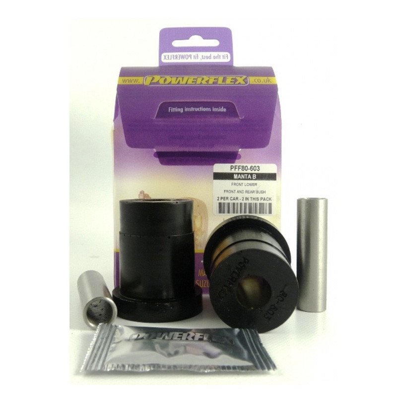 Silent-Bloc Powerflex Unteres Dreieck Vorne Opel Manta B (2 Stück) - PF-F80603-2 - PFF80-603 - 5055676509970