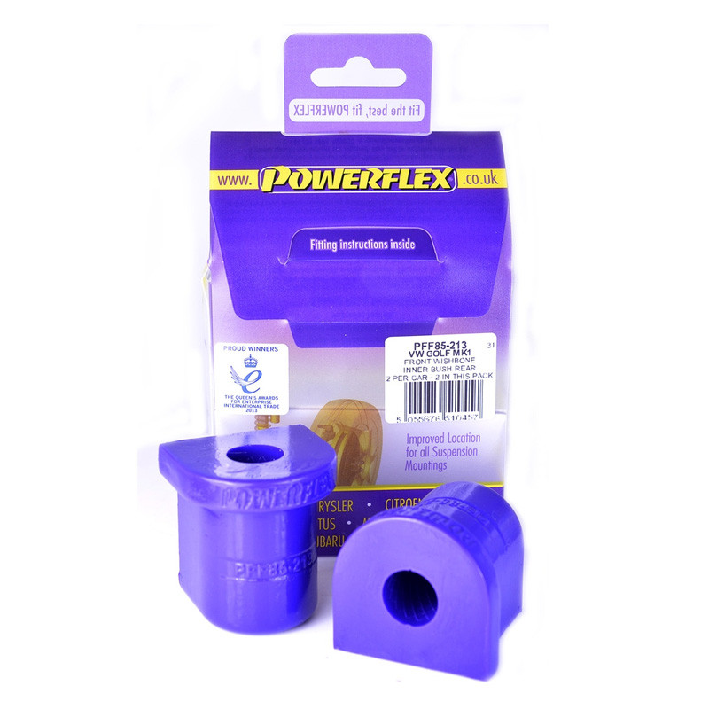 Powerflex Front Wishbone Rear Bush Volkswagen Golf 1 (2 parts) - PF-F85213-2 - PFF85-213 - 5055676510457
