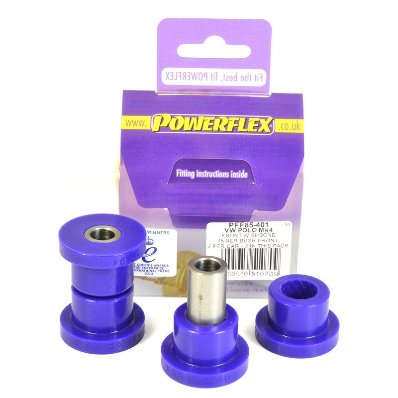 Silent-Bloc Powerflex Sospensione Quadrilatero Anteriore inferiore (anteriore) Volkswagen Polo MK3 6N (1995-2002) (2 Pezzi) - PF-F85401-2 - PFF85-401 - 5055676510709