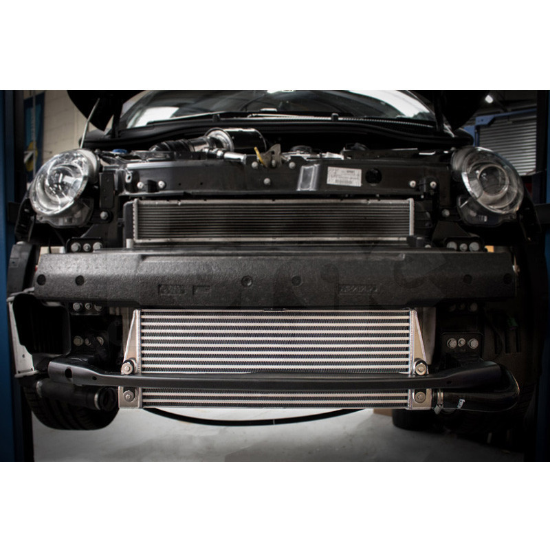 Ladeluftkühler Forge Fiat 500 Abart Frontmontage Rot - FO-FMINTF500-R - FMINTF500-RED-MAN - 3661768611883