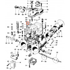 Bille de valve Weber 40 / 45 DCOE