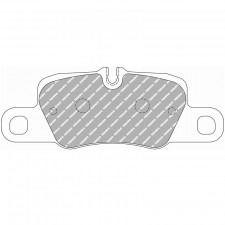 Pastiglie Freno Ferodo DS2500 Posteriore Porsche 911 (991)