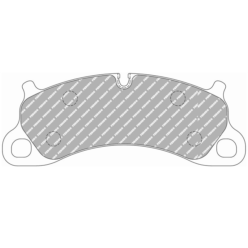 Pastiglie Freno Ferodo DS2500 Anteriore Porsche 911 (991) - F-CP4955H - FCP4955H - 3666618088570