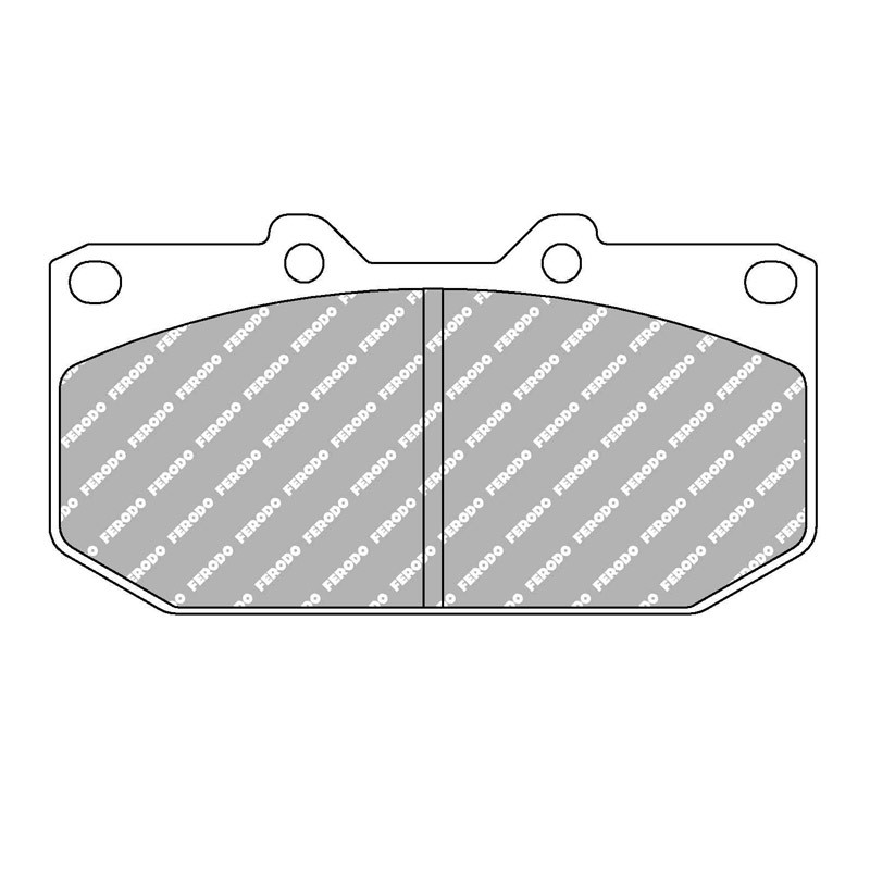 Bremsbeläge Ferodo DS2500 Vorne Subaru 1999 / WRX Ausser STI - F-CP986Z - FCP986Z - 3661768614679