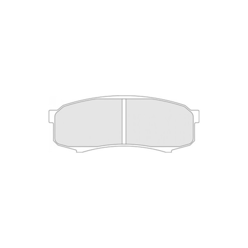 Plaquettes de Frein CL Brakes (Carbone Lorraine) RC6 Arrière Toyota Land Cruiser - CL-4065-RC6 - 4065 RC6 - 3661768615546