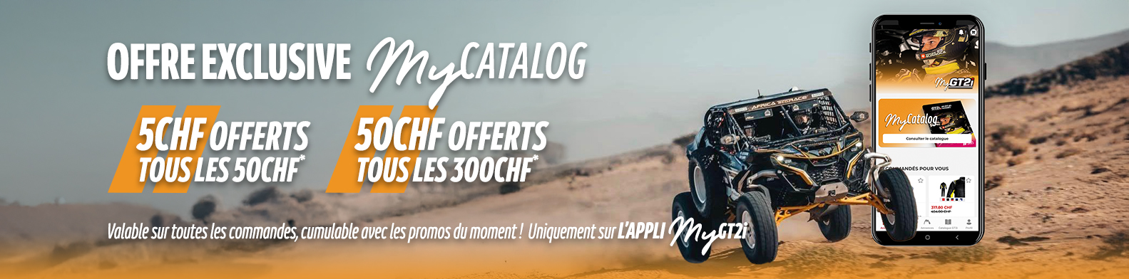 Offre exclusive MyCatalog GT2i
